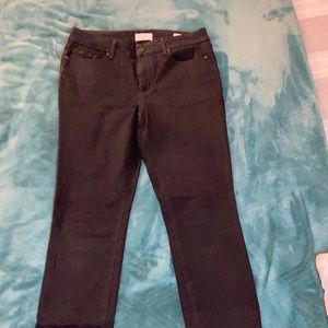 High rise skinny jeans